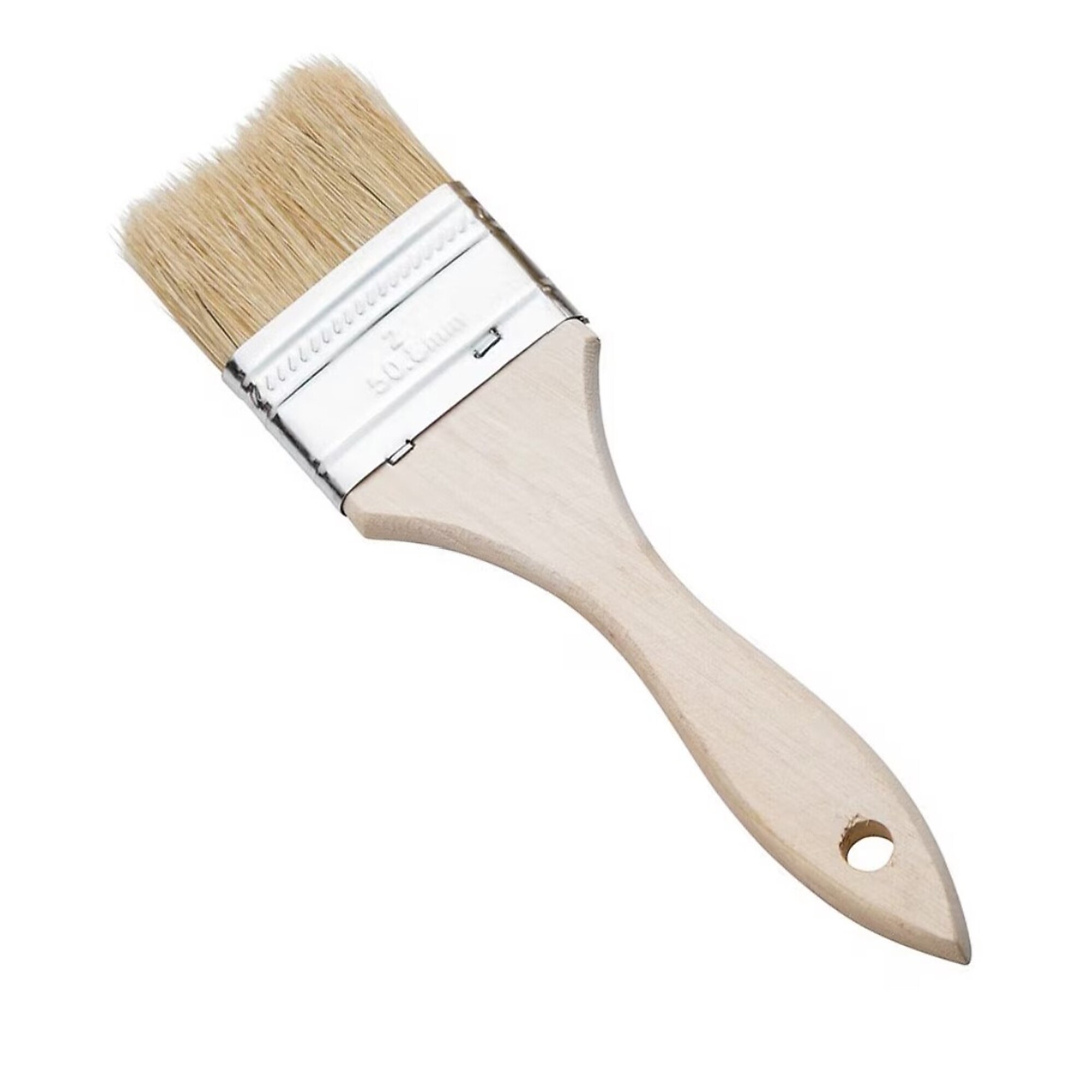 Starlee Imports, 2in. White Wood Handle Chip Brush 24 pk, Included (qty.) 24 Width 2 in, Model# STA16022